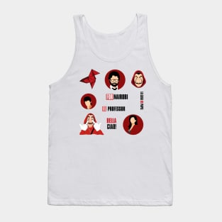 La casa de papel sticker pack Tank Top